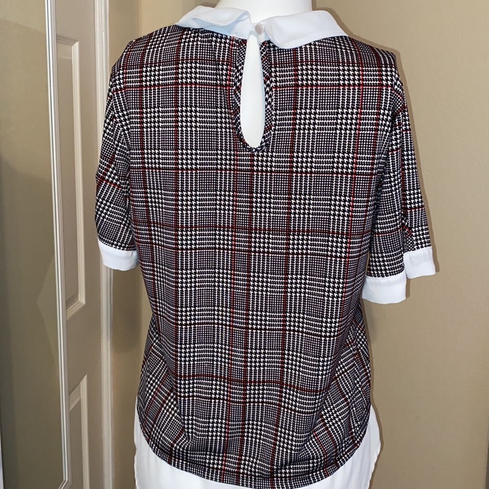 Checkered blouse - Picture 2 of 2